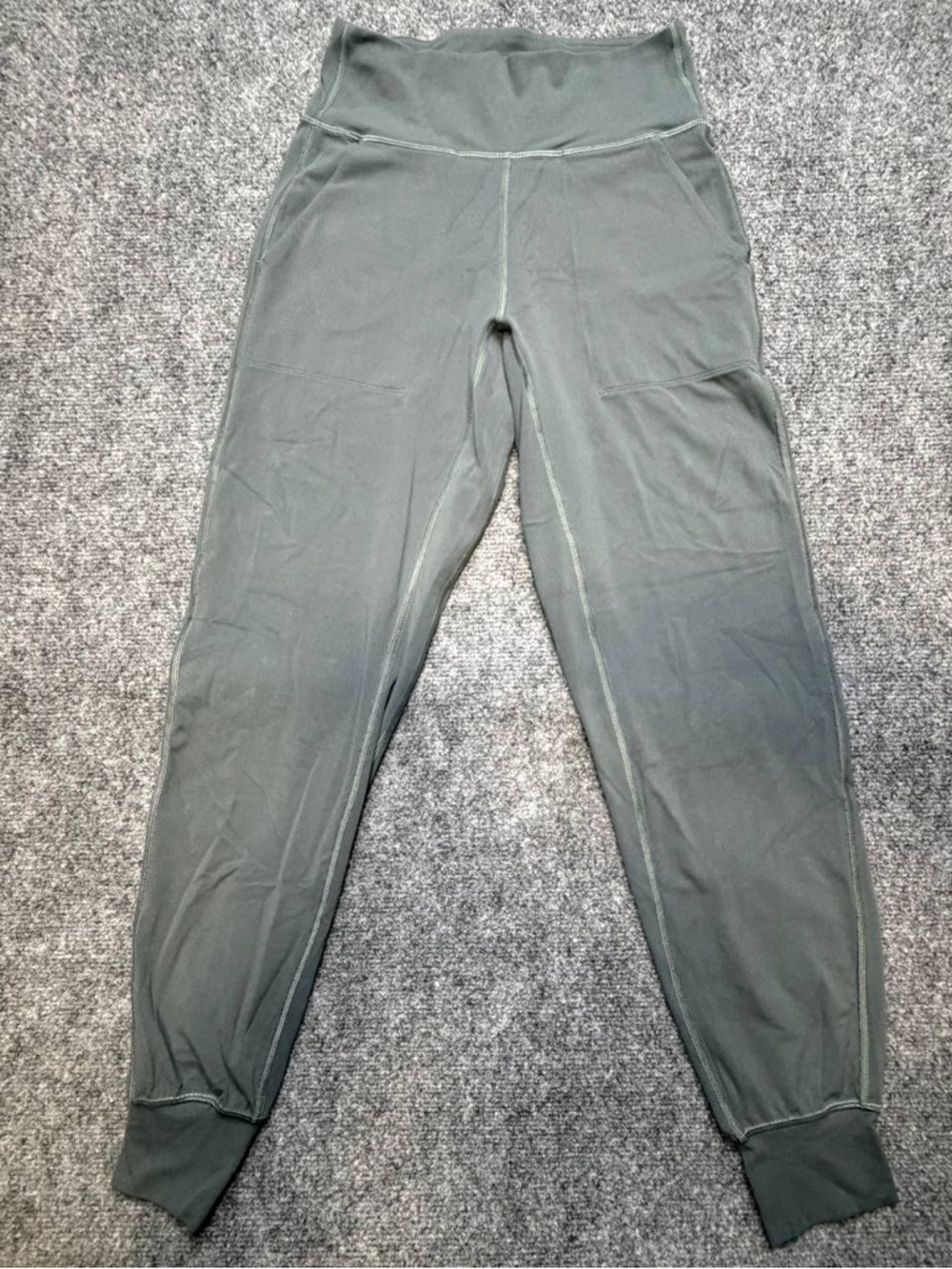 Lululemon Align Jogger 27" High Rise Pants Dark Olive Green Size 4